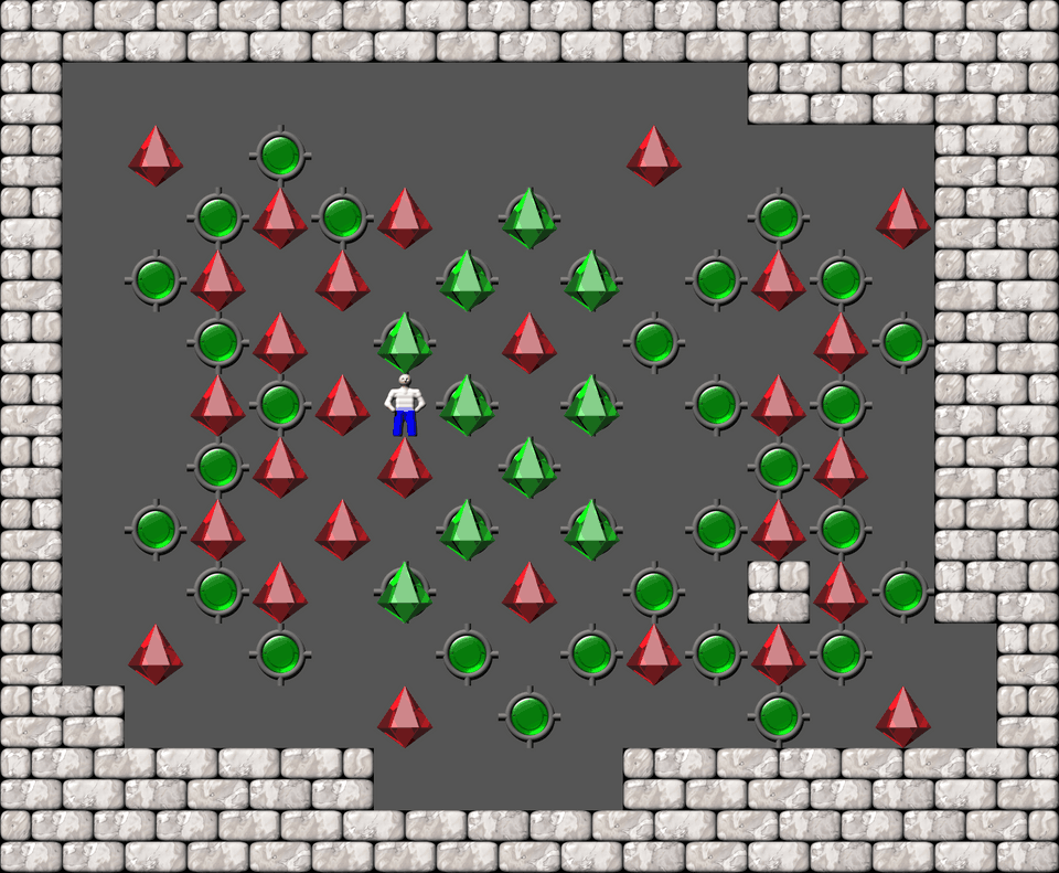 Сокобан More Bugs collections уровень 323
